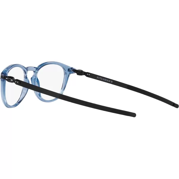 imageOakley Mens Ox8105 Pitchman R Round Prescription Eyewear FramesTransparent BlueDemo Lens