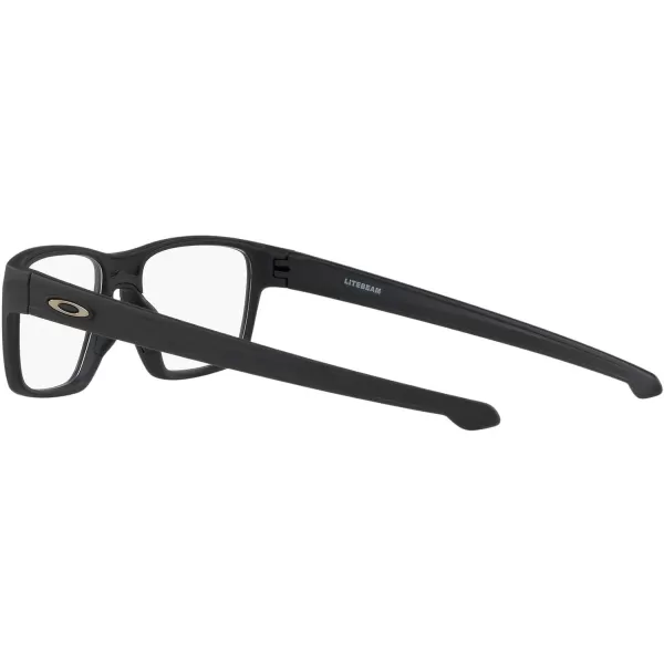 imageOakley Mens Ox8140 Litebeam Square Prescription Eyeglass FramesSatin BlackDemo Lens