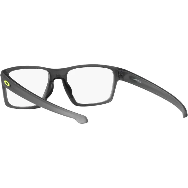 imageOakley Mens Ox8140 Litebeam Square Prescription Eyeglass FramesSatin Grey SmokeDemo Lens