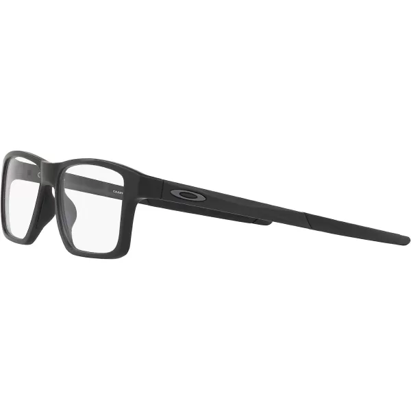 imageOakley Mens Ox8143 Chamfer Squared Prescription Eyeglass FramesSatin BlackDemo Lens