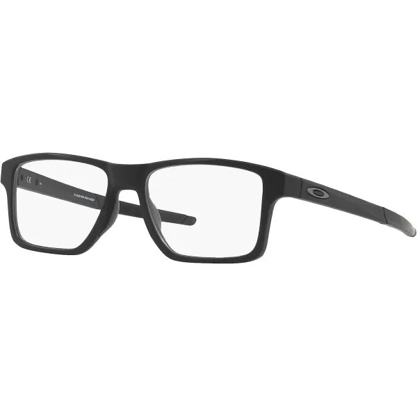 imageOakley Mens Ox8143 Chamfer Squared Prescription Eyeglass FramesSatin BlackDemo Lens