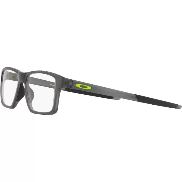 imageOakley Mens Ox8143 Chamfer Squared Prescription Eyeglass FramesSatin Grey SmokeDemo Lens
