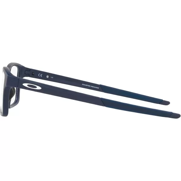 imageOakley Mens Ox8143 Chamfer Squared Prescription Eyeglass FramesUniverse BlueDemo Lens