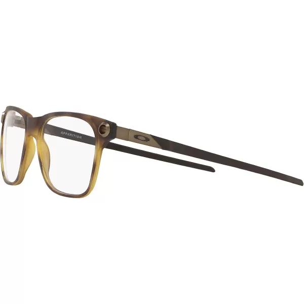 imageOakley Mens Ox8152 Apparition Square Prescription Eyeglass FramesSatin Brown TortoiseDemo Lens