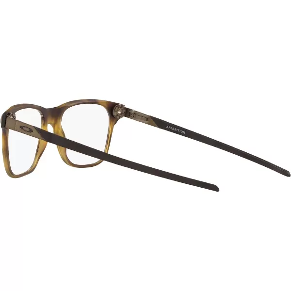 imageOakley Mens Ox8152 Apparition Square Prescription Eyeglass FramesSatin Brown TortoiseDemo Lens