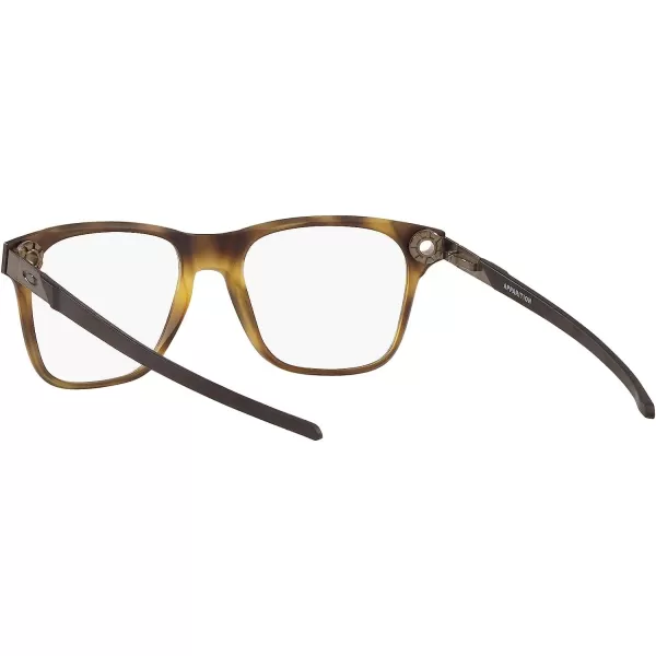 imageOakley Mens Ox8152 Apparition Square Prescription Eyeglass FramesSatin Brown TortoiseDemo Lens