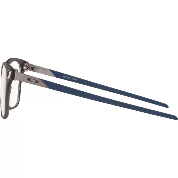 imageOakley Mens Ox8152 Apparition Square Prescription Eyeglass FramesSatin Grey Smoke on GunmetalDemo Lens