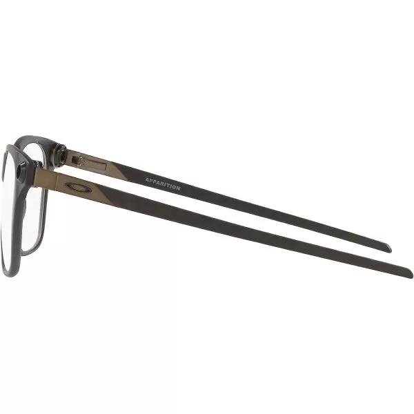 imageOakley Mens Ox8152 Apparition Square Prescription Eyeglass FramesSatin Grey Smoke on PewterDemo Lens