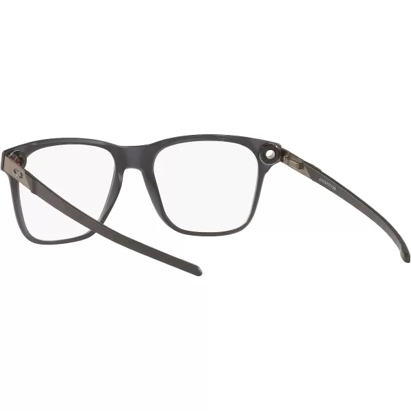 imageOakley Mens Ox8152 Apparition Square Prescription Eyeglass FramesSatin Grey Smoke on PewterDemo Lens