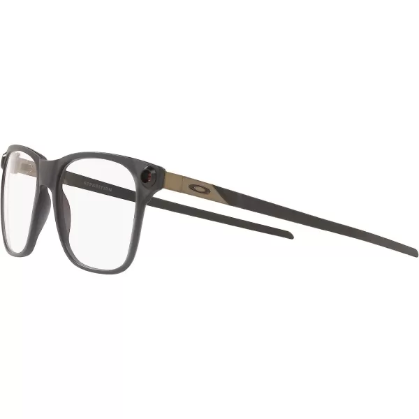 imageOakley Mens Ox8152 Apparition Square Prescription Eyeglass FramesSatin Grey Smoke on PewterDemo Lens