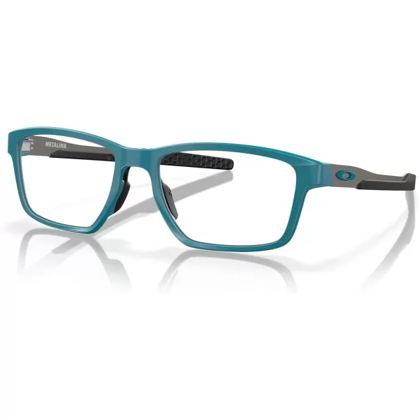 imageOakley Mens Ox8153 Metalink Rectangular Prescription Eyeglass FramesMatte BalsamDemo Lens