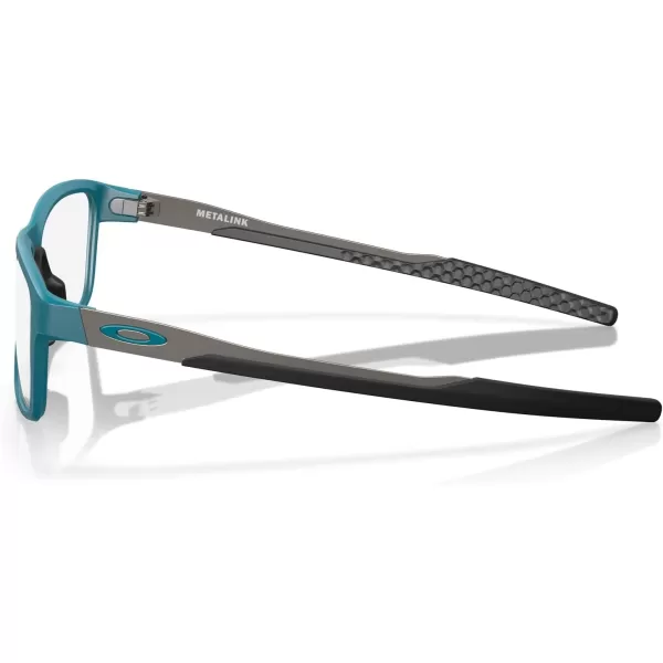 imageOakley Mens Ox8153 Metalink Rectangular Prescription Eyeglass FramesMatte BalsamDemo Lens