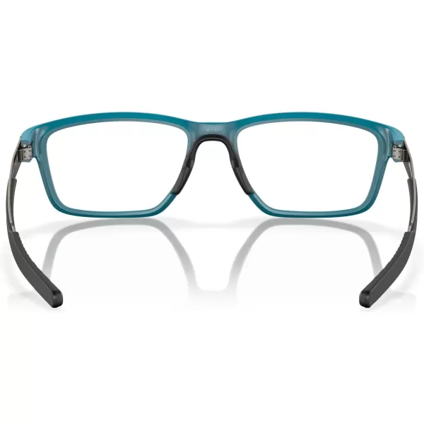 imageOakley Mens Ox8153 Metalink Rectangular Prescription Eyeglass FramesMatte BalsamDemo Lens