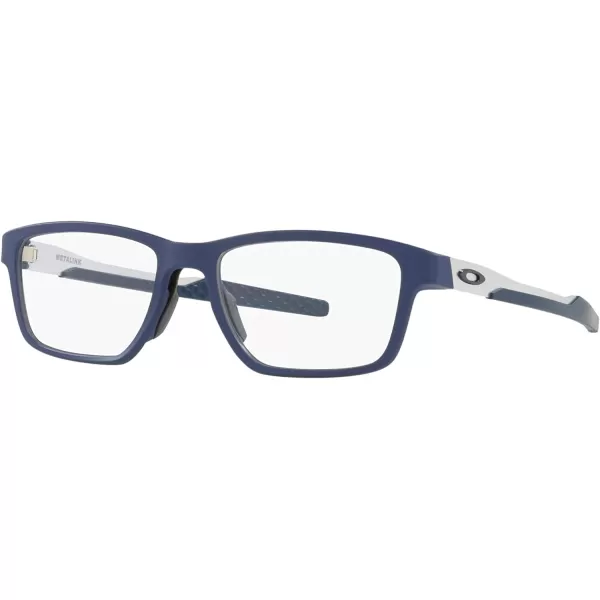 imageOakley Mens Ox8153 Metalink Rectangular Prescription Eyeglass FramesMatte DenimDemo Lens