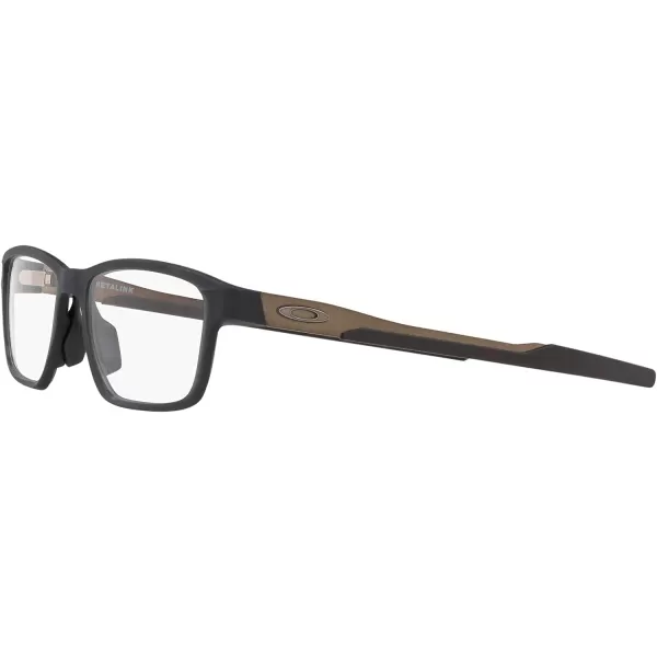 imageOakley Mens Ox8153 Metalink Rectangular Prescription Eyeglass FramesMatte OliveDemo Lens