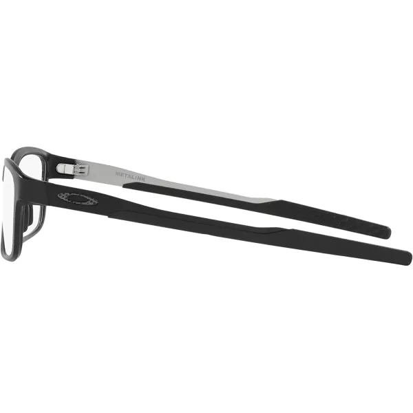 imageOakley Mens Ox8153 Metalink Rectangular Prescription Eyeglass FramesSatin BlackDemo Lens