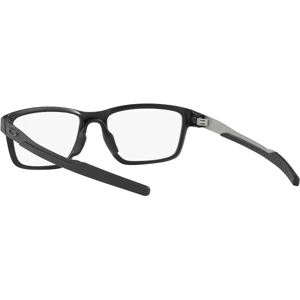 imageOakley Mens Ox8153 Metalink Rectangular Prescription Eyeglass FramesSatin BlackDemo Lens