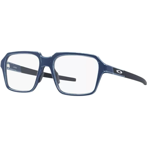 imageOakley Mens Ox8154 Miter Square Prescription Eyeglass FramesSatin Light BlueDemo Lens