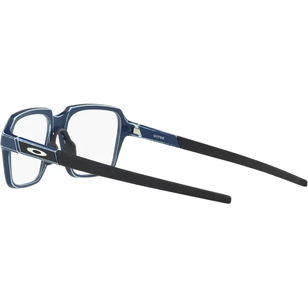 imageOakley Mens Ox8154 Miter Square Prescription Eyeglass FramesSatin Light BlueDemo Lens