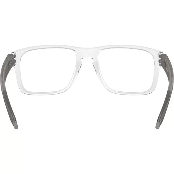imageOakley Mens Ox8156 Holbrook Rx Square Prescription Eyewear FramesPolished ClearDemo Lens