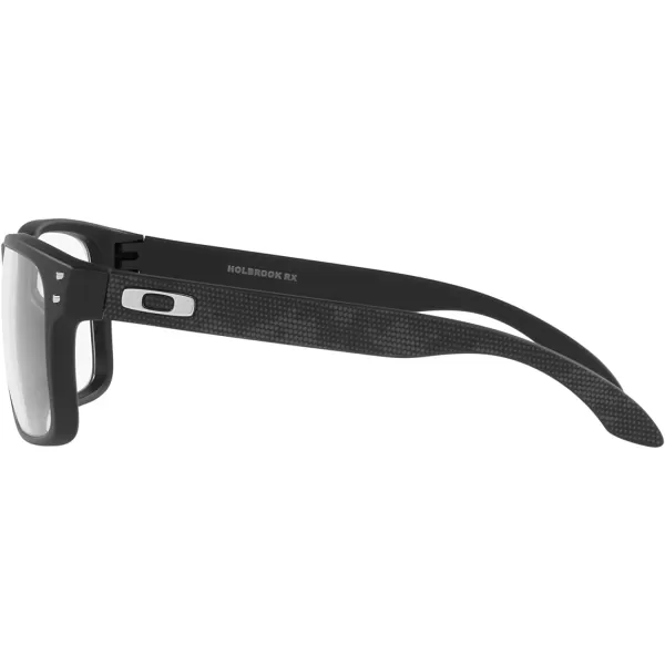 imageOakley Mens Ox8156 Holbrook Rx Square Prescription Eyewear FramesSatin BlackDemo Lens