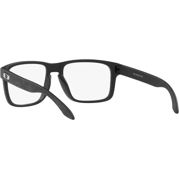 imageOakley Mens Ox8156 Holbrook Rx Square Prescription Eyewear FramesSatin BlackDemo Lens