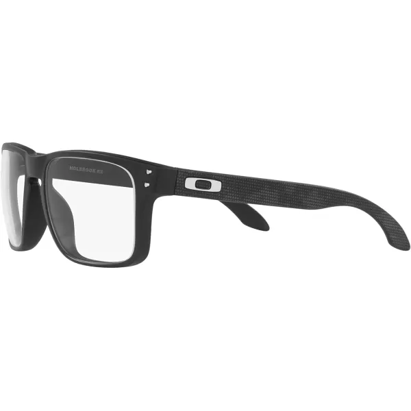 imageOakley Mens Ox8156 Holbrook Rx Square Prescription Eyewear FramesSatin BlackDemo Lens