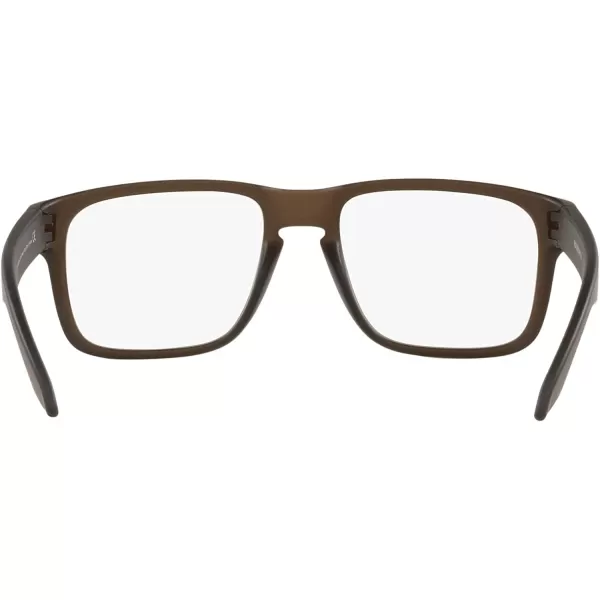 imageOakley Mens Ox8156 Holbrook Rx Square Prescription Eyewear FramesSatin Brown SmokeDemo Lens