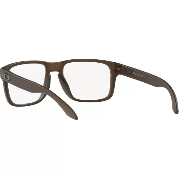 imageOakley Mens Ox8156 Holbrook Rx Square Prescription Eyewear FramesSatin Brown SmokeDemo Lens