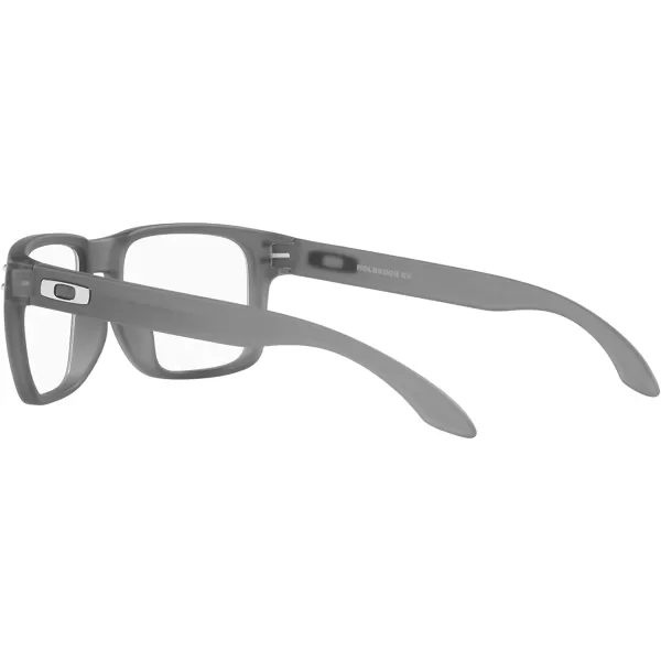 imageOakley Mens Ox8156 Holbrook Rx Square Prescription Eyewear FramesSatin Grey SmokeDemo Lens
