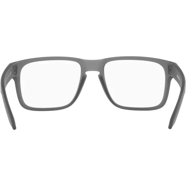 imageOakley Mens Ox8156 Holbrook Rx Square Prescription Eyewear FramesSatin Grey SmokeDemo Lens