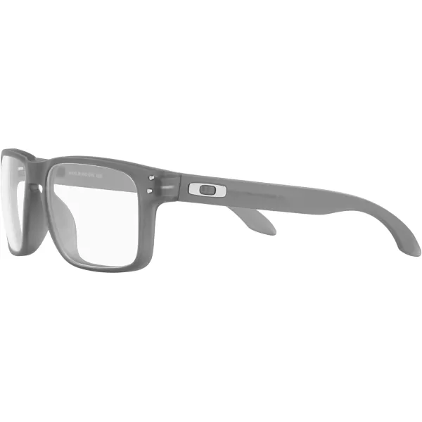 imageOakley Mens Ox8156 Holbrook Rx Square Prescription Eyewear FramesSatin Grey SmokeDemo Lens
