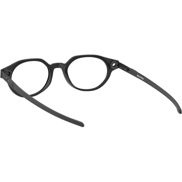 imageOakley Mens Ox8159 Bolster Oval Prescription Eyeglass FramesSatin BlackBlackDemo Lens