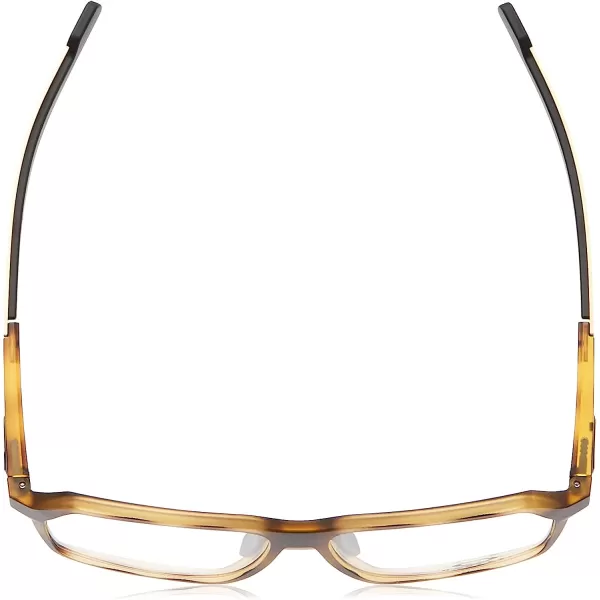 imageOakley Mens Ox8161 Bevel Rectangular Prescription Eyeglass FramesSatin Brown TortoiseDemo Lens
