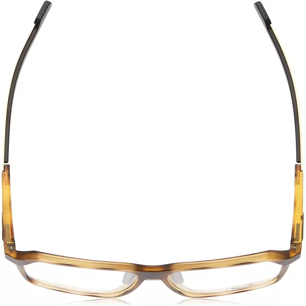 imageOakley Mens Ox8161 Bevel Rectangular Prescription Eyeglass FramesSatin Brown TortoiseDemo Lens