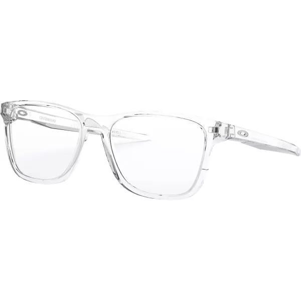 imageOakley Mens Ox8163 Centerboard Round Prescription Eyewear FramesPolished ClearDemo Lens