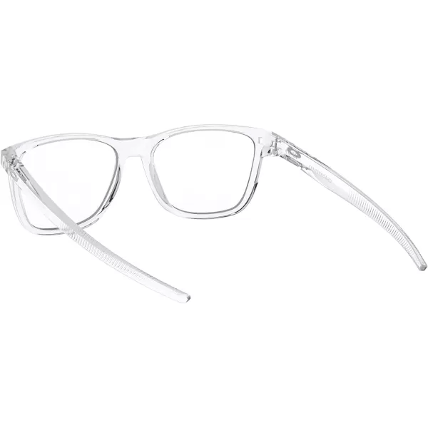 imageOakley Mens Ox8163 Centerboard Round Prescription Eyewear FramesPolished ClearDemo Lens