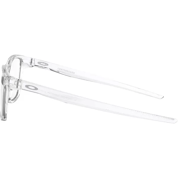 imageOakley Mens Ox8163 Centerboard Round Prescription Eyewear FramesPolished ClearDemo Lens