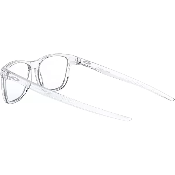 imageOakley Mens Ox8163 Centerboard Round Prescription Eyewear FramesPolished ClearDemo Lens