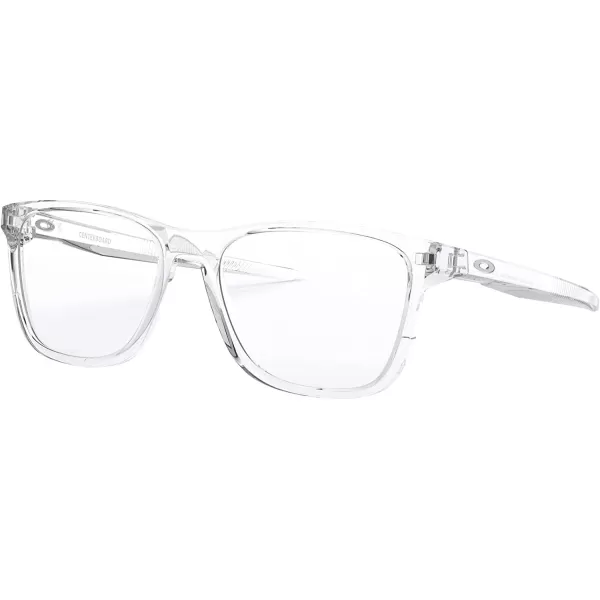 imageOakley Mens Ox8163 Centerboard Round Prescription Eyewear FramesPolished ClearDemo Lens