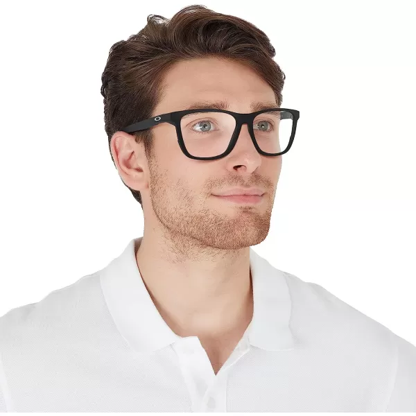 imageOakley Mens Ox8163 Centerboard Round Prescription Eyewear FramesSatin BlackDemo Lens