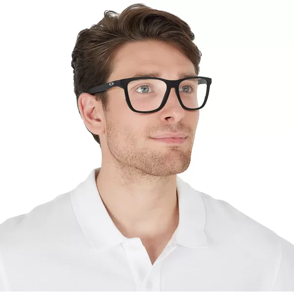 imageOakley Mens Ox8163 Centerboard Round Prescription Eyewear FramesSatin BlackDemo Lens