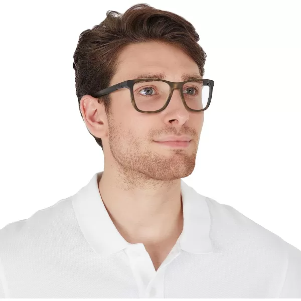 imageOakley Mens Ox8163 Centerboard Round Prescription Eyewear FramesSatin Brown HavanaDemo Lens
