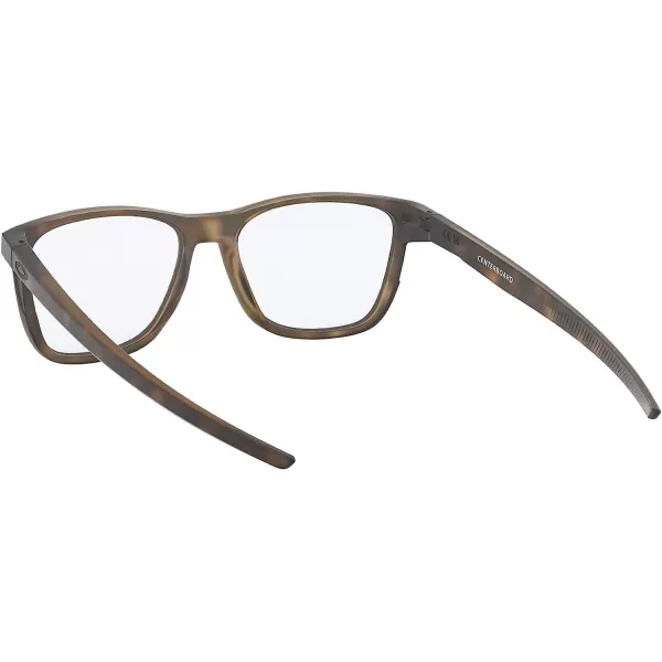 imageOakley Mens Ox8163 Centerboard Round Prescription Eyewear FramesSatin Brown HavanaDemo Lens