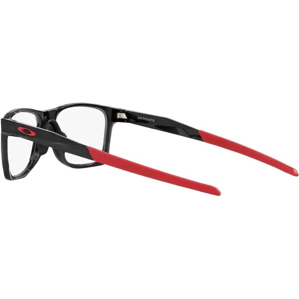 imageOakley Mens Ox8173 Activate Square Prescription Eyewear FramesBlack InkDemo Lens