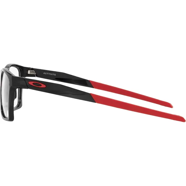 imageOakley Mens Ox8173 Activate Square Prescription Eyewear FramesBlack InkDemo Lens