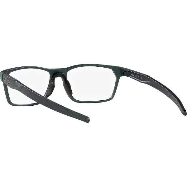 imageOakley Mens Ox8173 Activate Square Prescription Eyewear FramesDark Matte SilverBlue ColorshiftDemo Lens