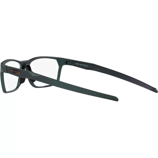 imageOakley Mens Ox8173 Activate Square Prescription Eyewear FramesDark Matte SilverBlue ColorshiftDemo Lens