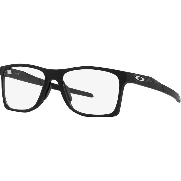 imageOakley Mens Ox8173 Activate Square Prescription Eyewear FramesHigh Resolution Satin BlackDemo Lens