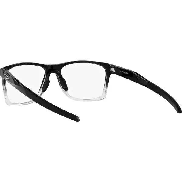 imageOakley Mens Ox8173 Activate Square Prescription Eyewear FramesPolished Black FadeDemo Lens